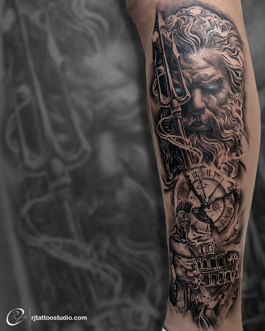 Blackwork Sleeve Tattoo