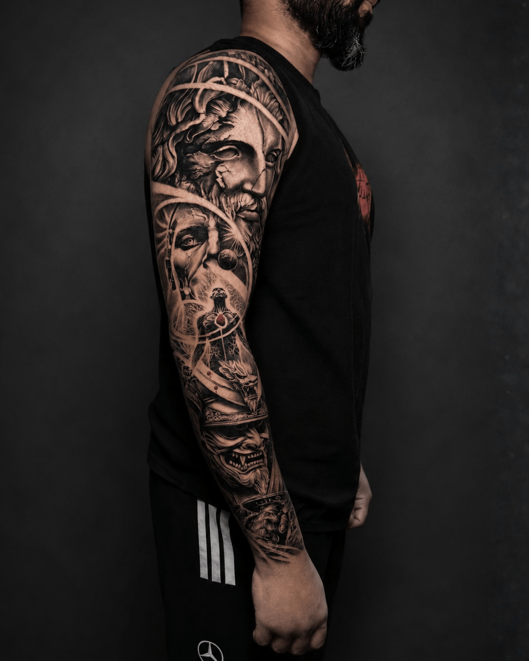 Full Sleeve Tattoo - Sargar - Complete View