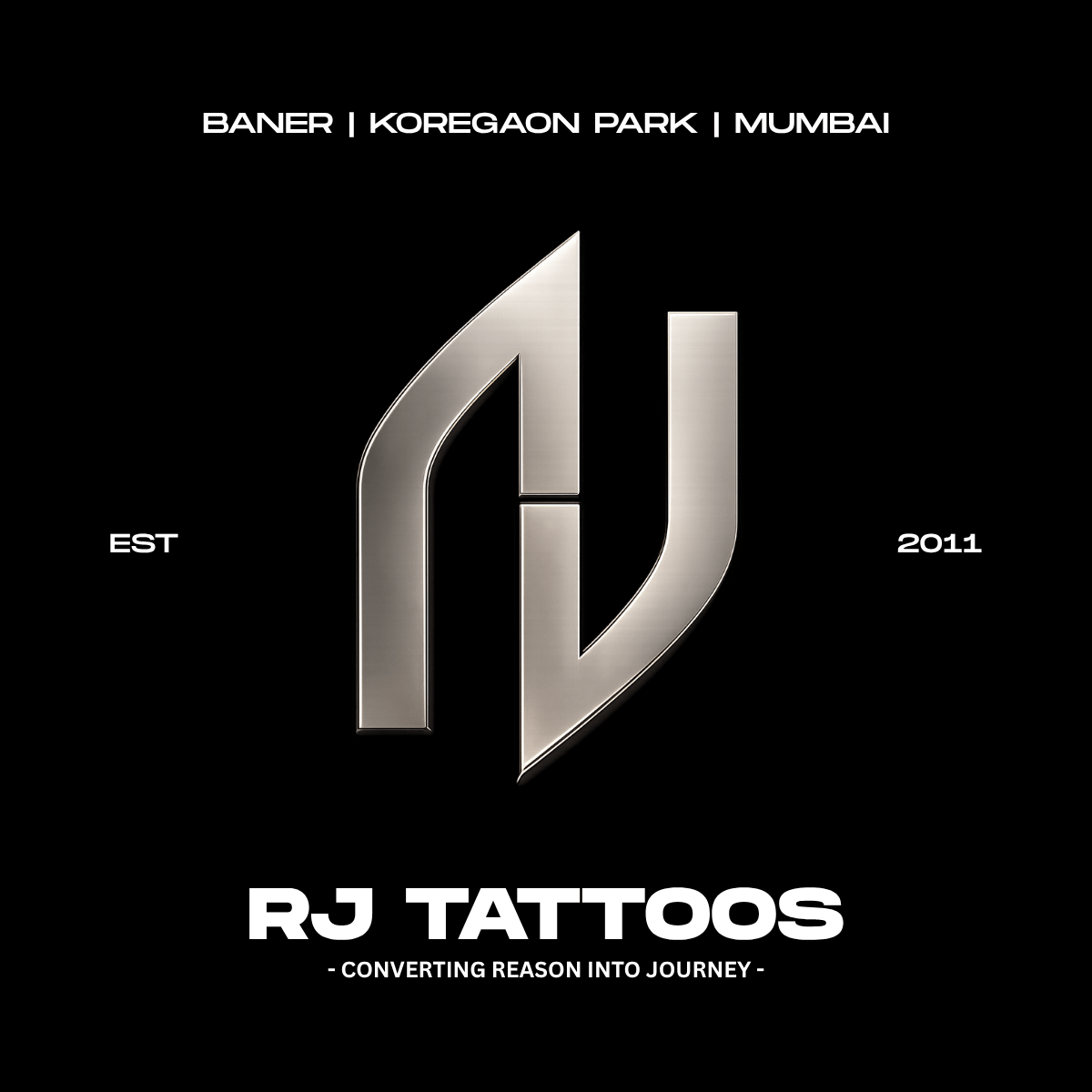 RJ Tattoo Studio Logo